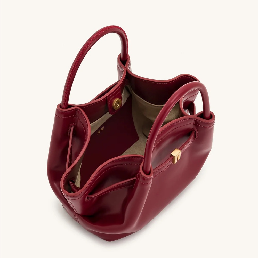 NWOT - JW PEI Hana Mini Tote Bag in Claret - Picture 5 of 14